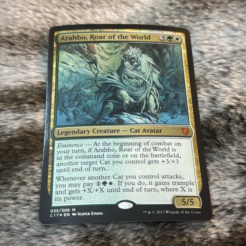 MTG Magic the Gathering Arahbo, Roar of the World
